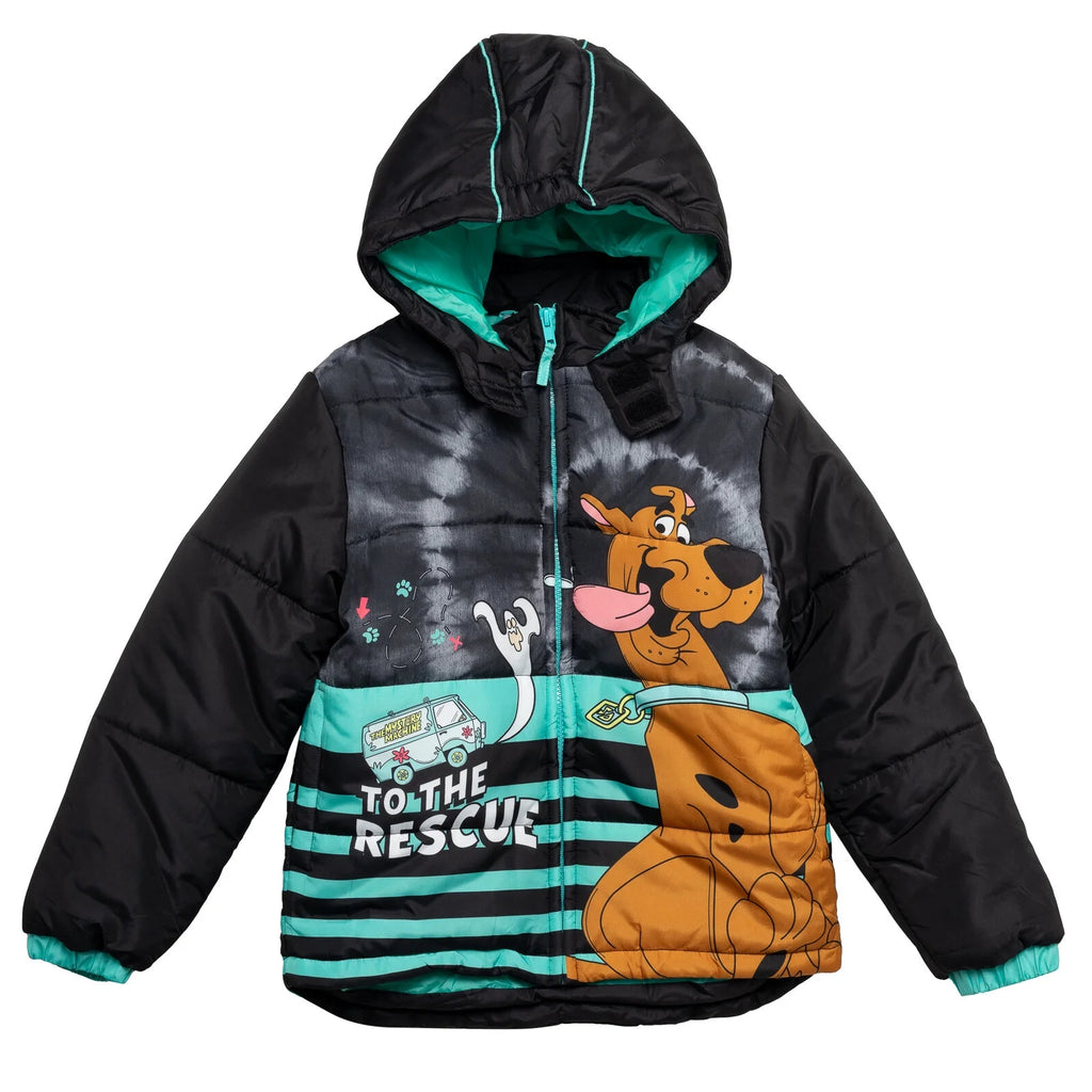 Scooby-Doo Little Boys Zip Up Puffer Jacket N18689