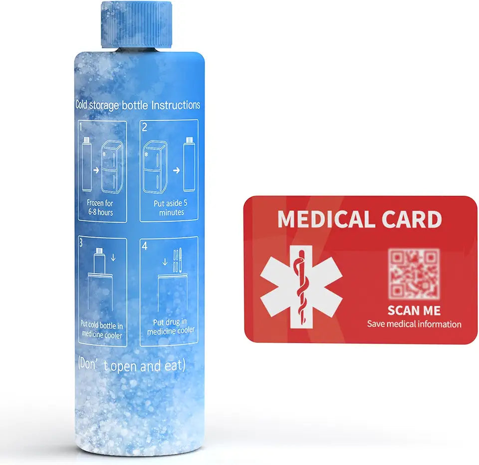 Ice Pack Insulin Cooler Travel Case O3614