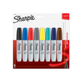 Permanent Marker, Chisel Tip, Assorted, 8/Pack B150