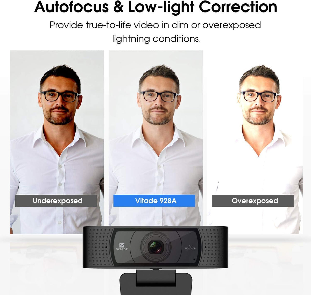 1080P Webcam with Microphone H1583