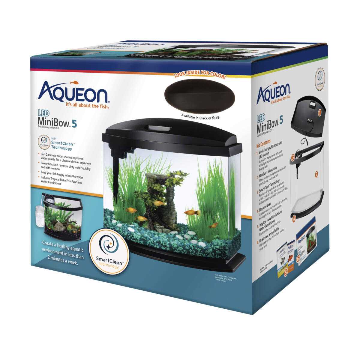 2.5 Black LED Aquarium Kit C208614