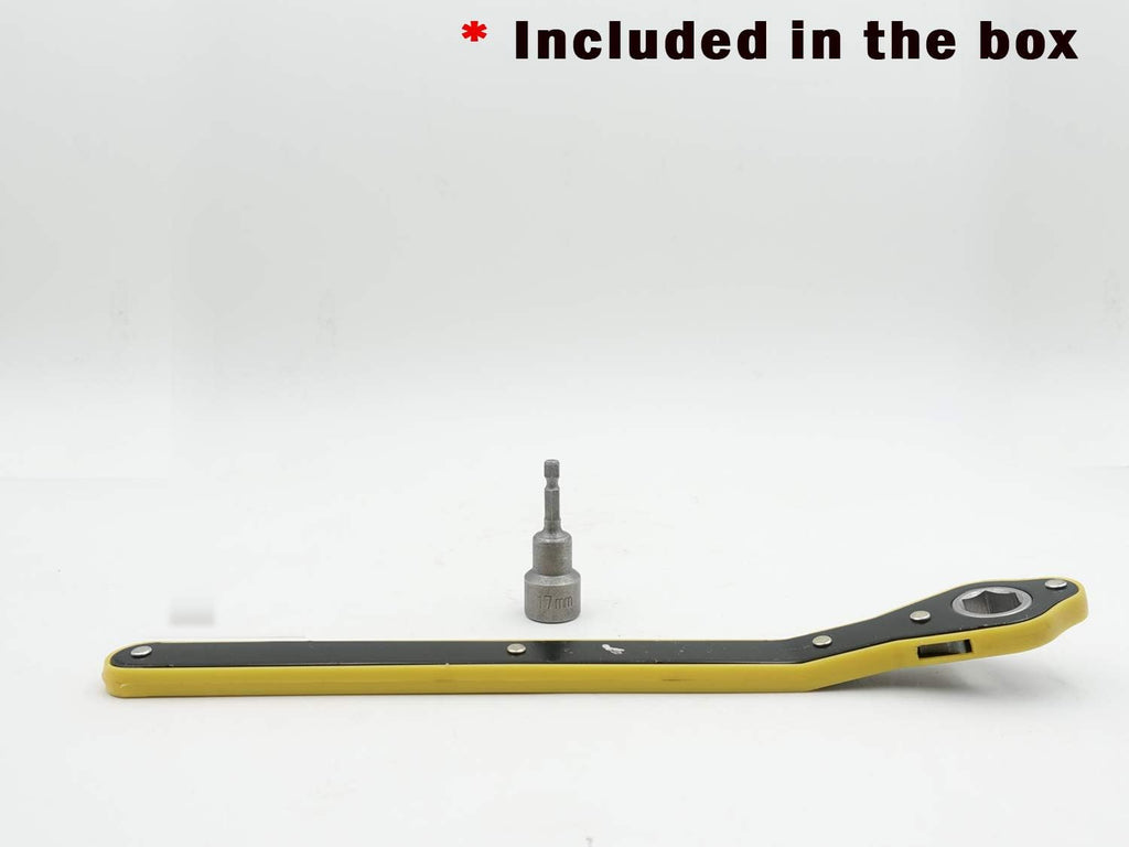 Heavy Duty RV Wheel Chock with Crank Handle H5948