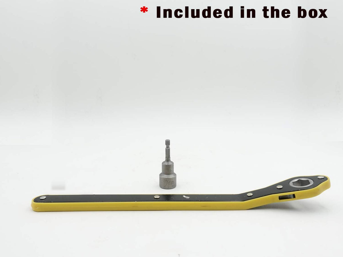 Heavy Duty RV Wheel Chock with Crank Handle H5948