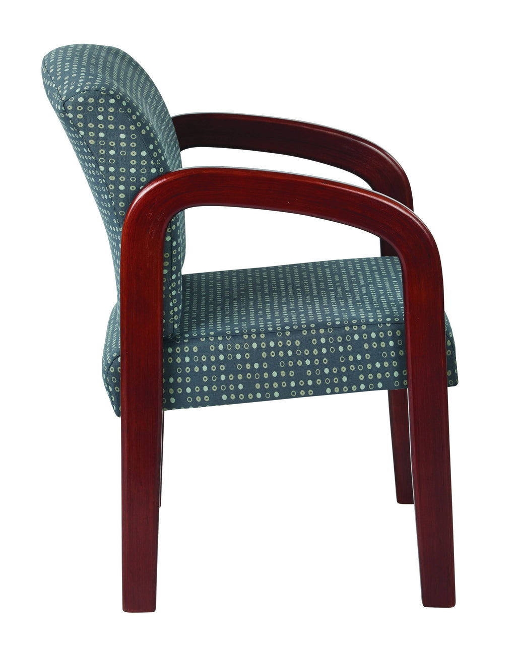 Ash Cherry Finish Wood Visitor Chair H3319