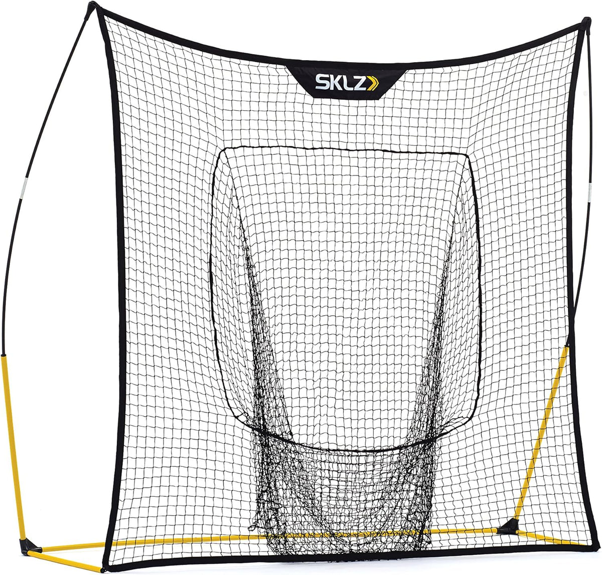 Soft Toss Pitching Machine and Vault Net Bundle H7812