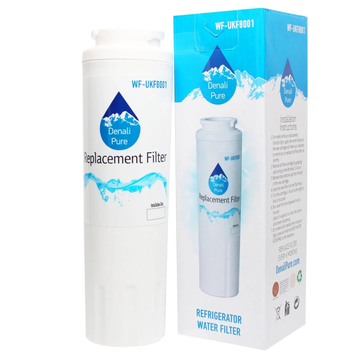 3-Pack Replacement Refrigerator Water Filter Cartridge P697590
