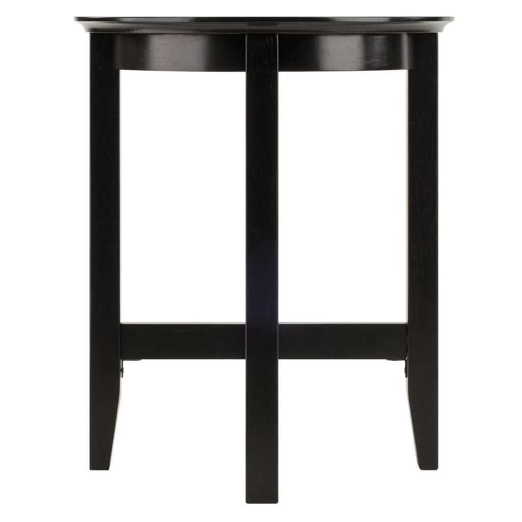 Espresso Brown Circular End Table M131721