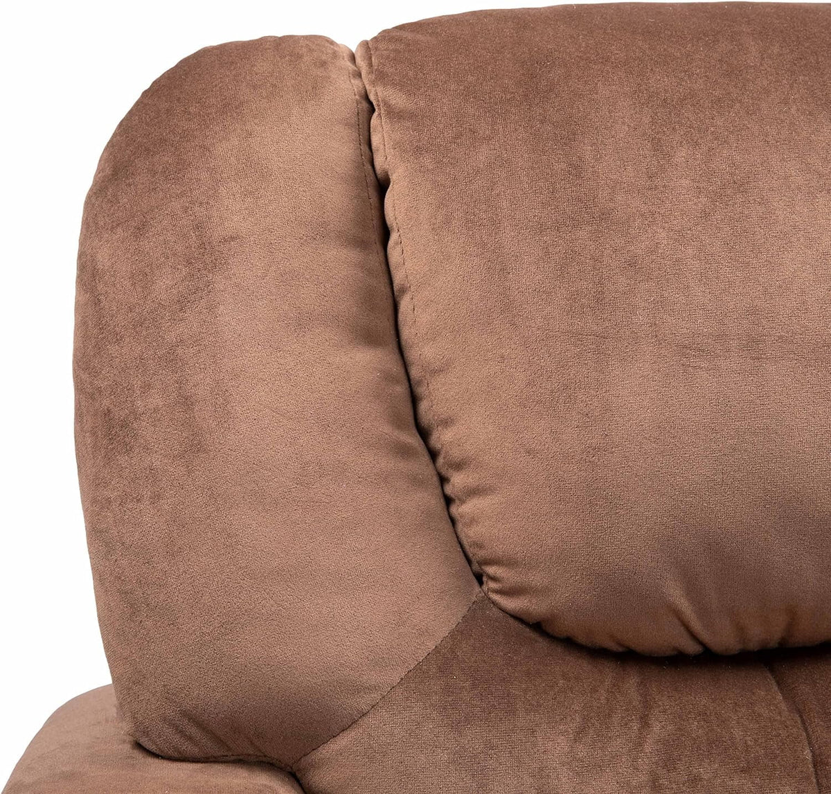 Brown Microfiber Toddler Recliner with Footrest K81612