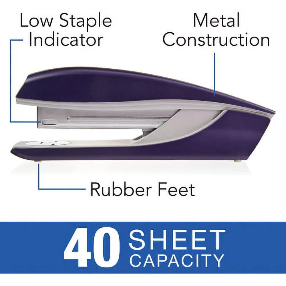 Desktop Stapler 40 Sheets Capacity Purple D1759