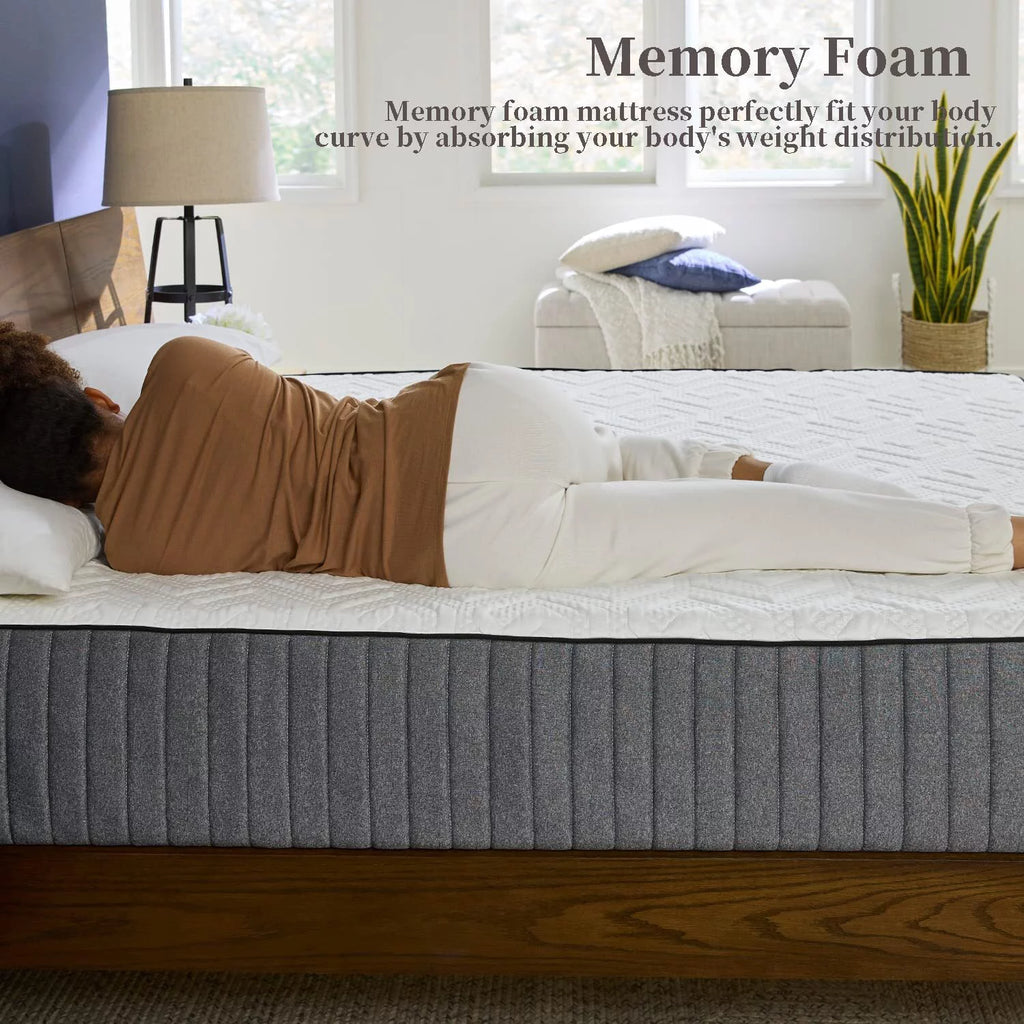 12 inch Gel Memory Foam Mattress Twin Size W450487