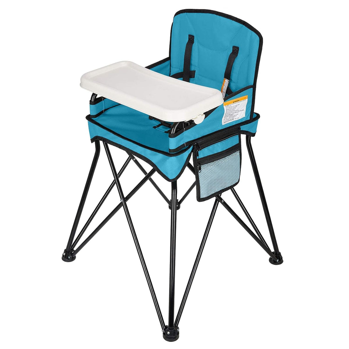 Foldable Portable High Chair with Removable Tray and Carry Bag W17846