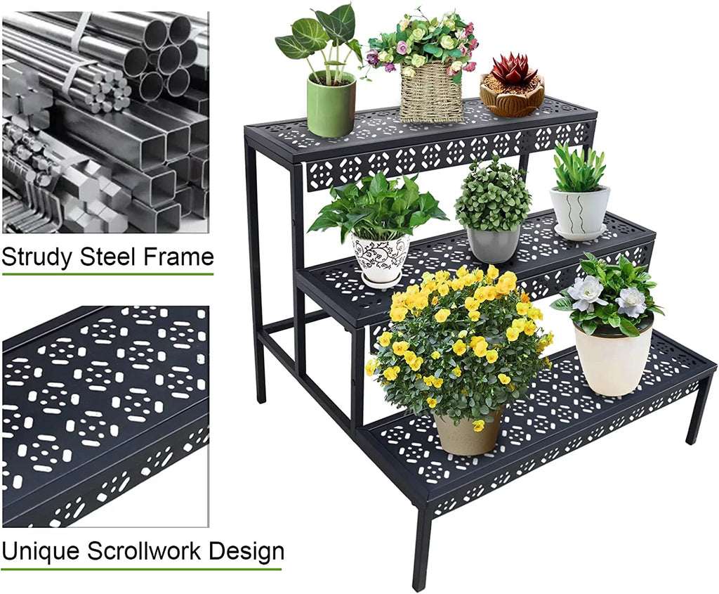 3 Tier Metal Plant Stand F24689