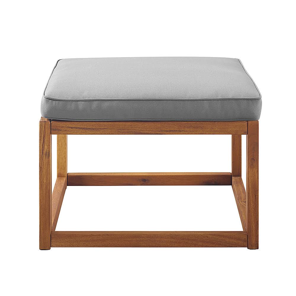 Acacia Wood Patio Chair with Ottoman K692