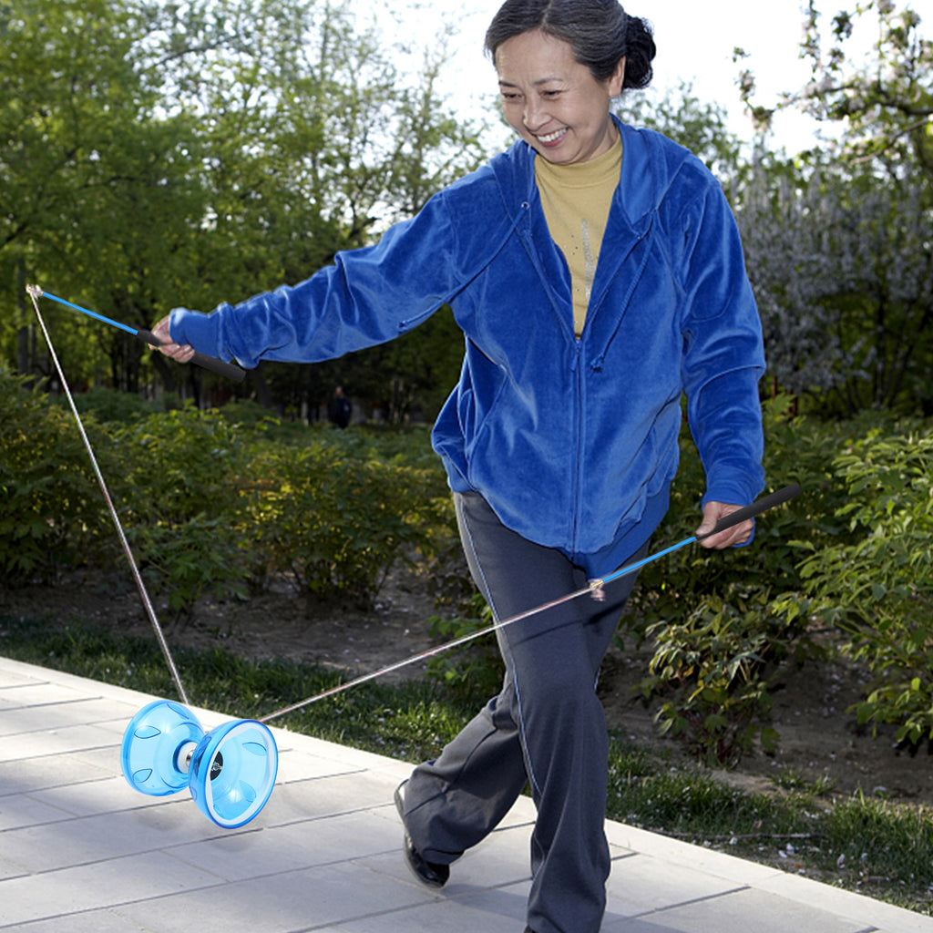 Yoyo Bearing Carnival Unresponsive Beginners Fitness Set Juggling Stick Prize Game N565
