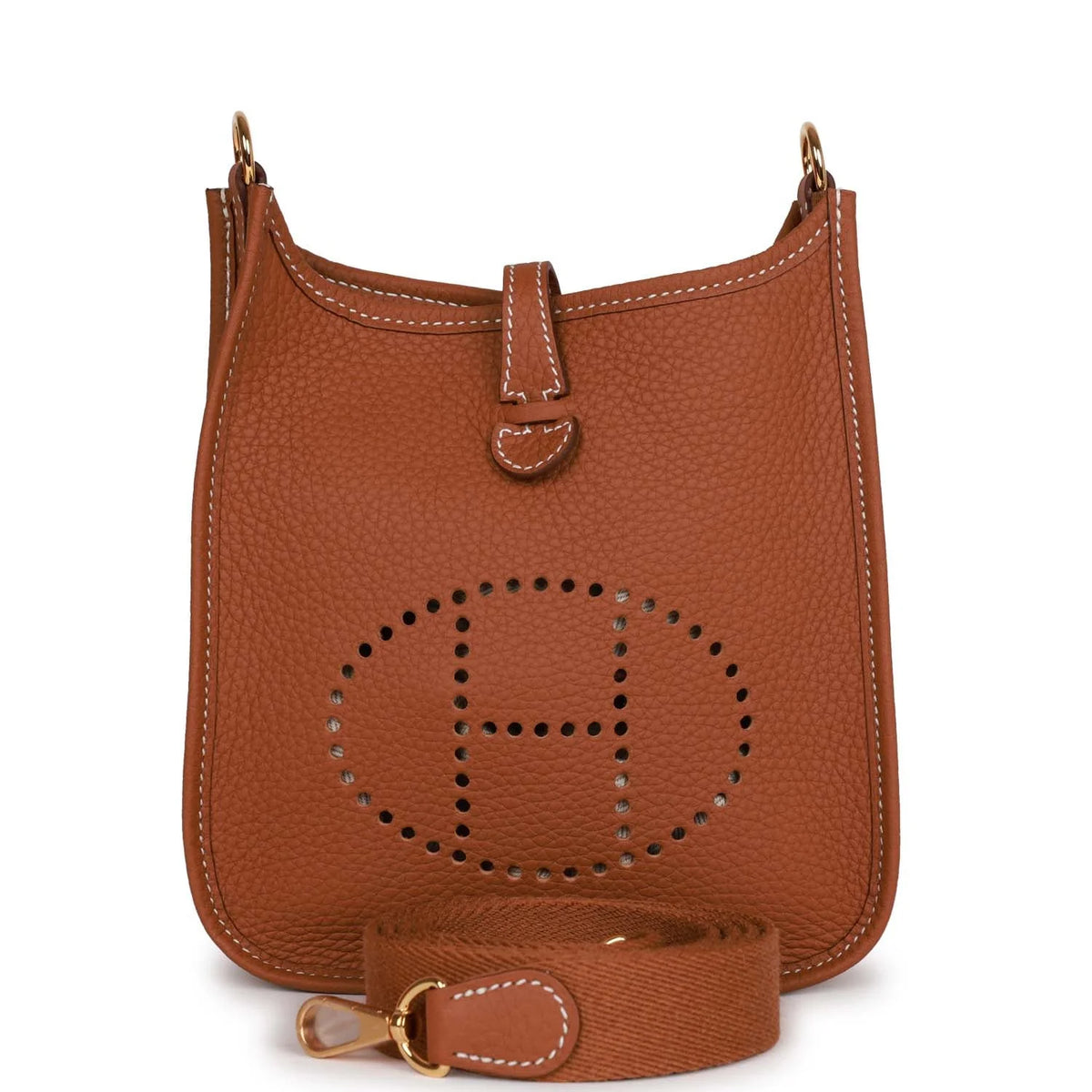 Gold Clemence Leather Bag E502303