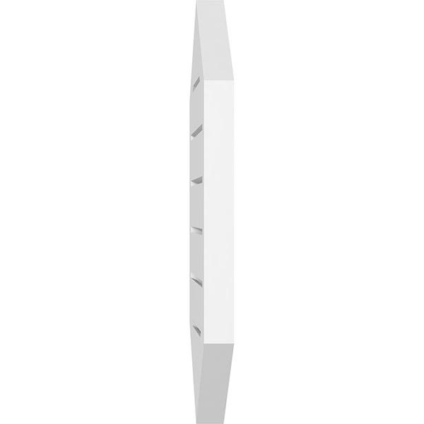 Vertical Peaked Surface Mount PVC Gable Vent Q2012