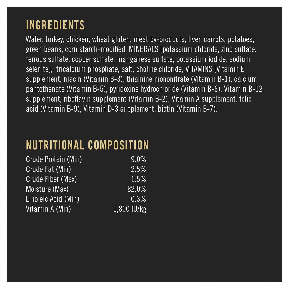 High Protein Dog Food With Gravy Turkey and Vegetables Entree X96178