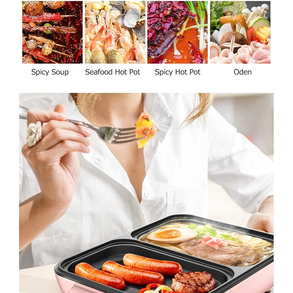 1200W Electric Grill Pan Barbecue Machine S6817