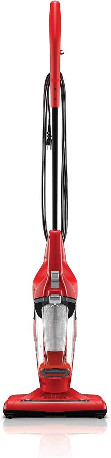 Red 3-in-1 Lightweight Corded Bagless Stick Vacuum Cleaner with Handheld G8916