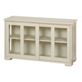 Antique White Stackable Storage Cabinet A871989