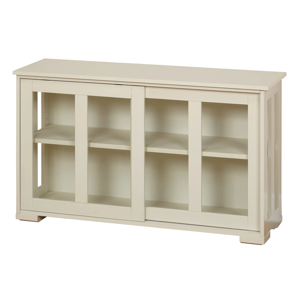 Antique White Stackable Storage Cabinet A871989