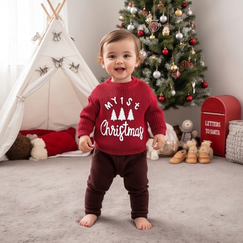 Newborn Christmas Knit Sweater B273