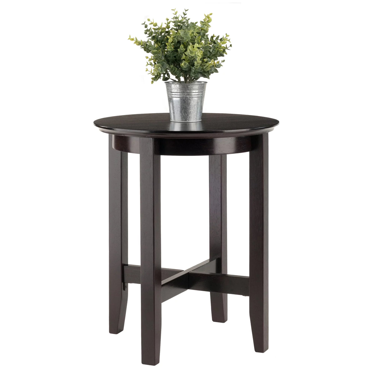 Espresso Brown Circular End Table M131721