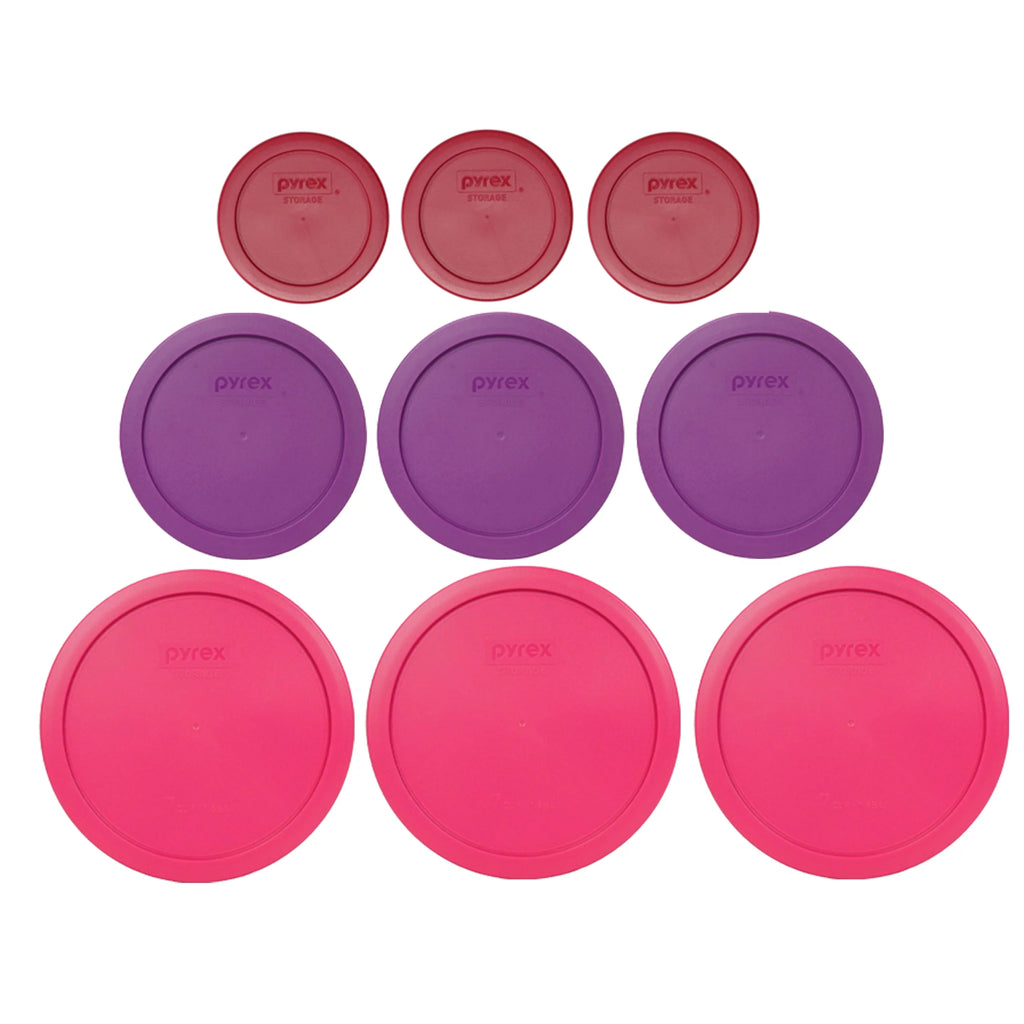 9 Lid Glass Bowls S21484
