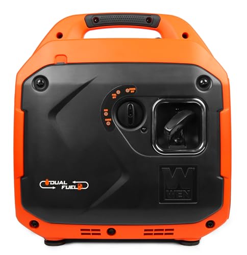 Quiet Lightweight 3600-Watt Dual Fuel Portable Inverter Generator Q91226