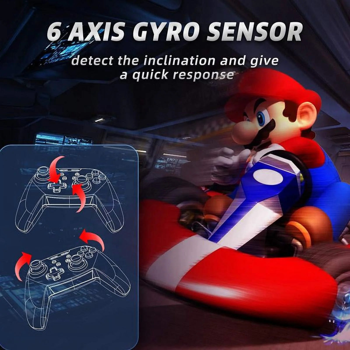 Wireless Switch Pro Controller Gamepad Q352083