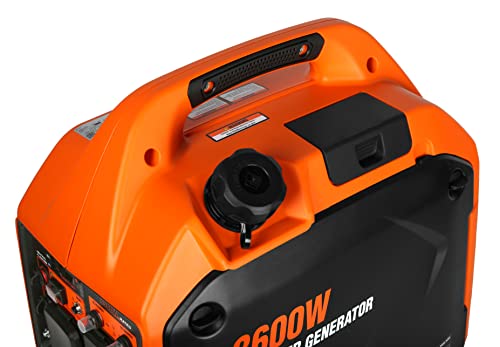Quiet Lightweight 3600-Watt Dual Fuel Portable Inverter Generator Q91226