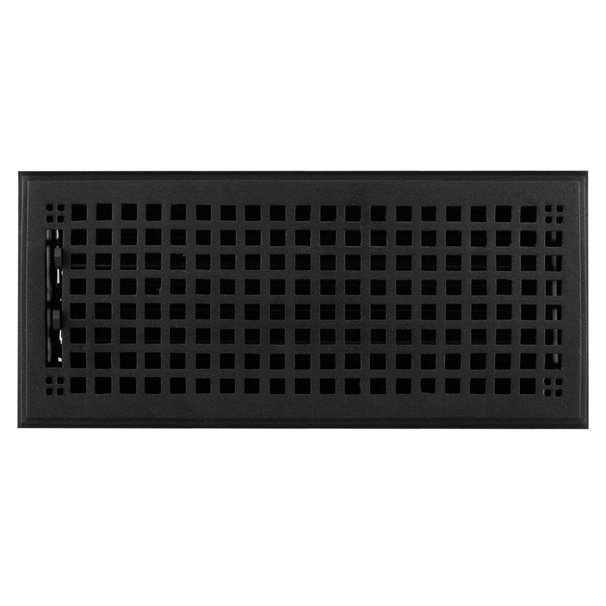 Cast Iron Wall Register Black Powder Coat T45826