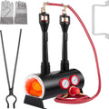 Portable Propane Knife Forge with Dual Burners N247