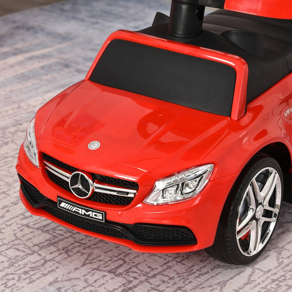 Red 3 in 1 Ride on Push Car with Canopy Q121