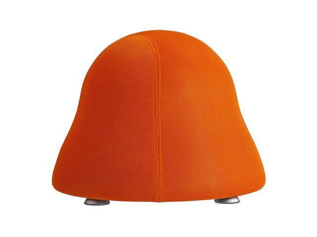 Orange Polyester Mesh Ball Chair D93098