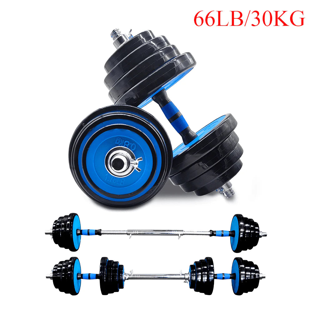 88 Lbs Adjustable Dumbbell Set with Connecting Rod P90913