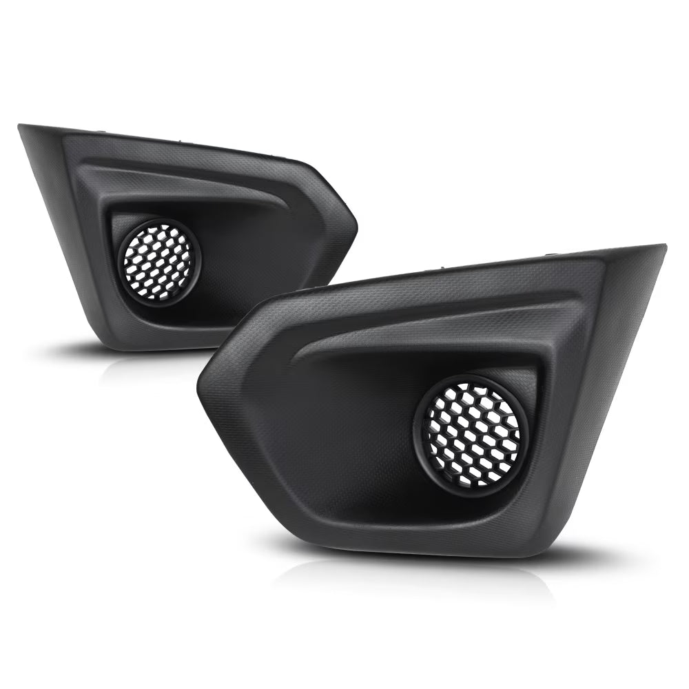 Black OE Replacement Front Bumper Fog Light Bezel Cover O609180