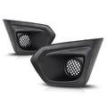 Black OE Replacement Front Bumper Fog Light Bezel Cover O609180