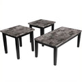 3 Piece Occasional Table Set in Black G227