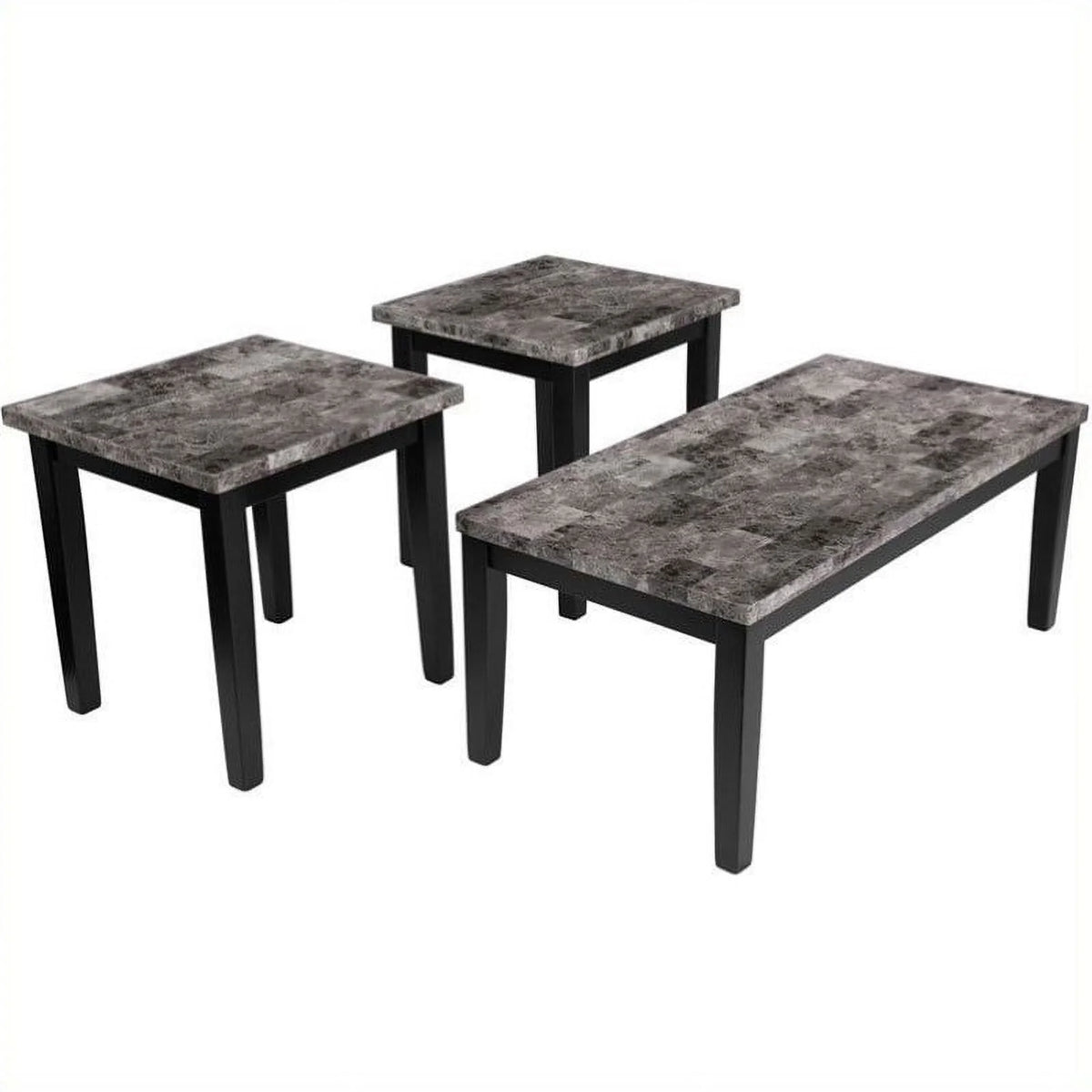 3 Piece Occasional Table Set in Black G227