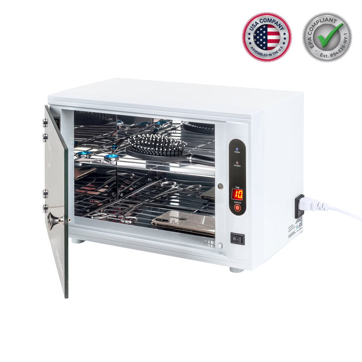 UV Light Sanitizer Box Large UVC Sanitizer Cabinet B19858
