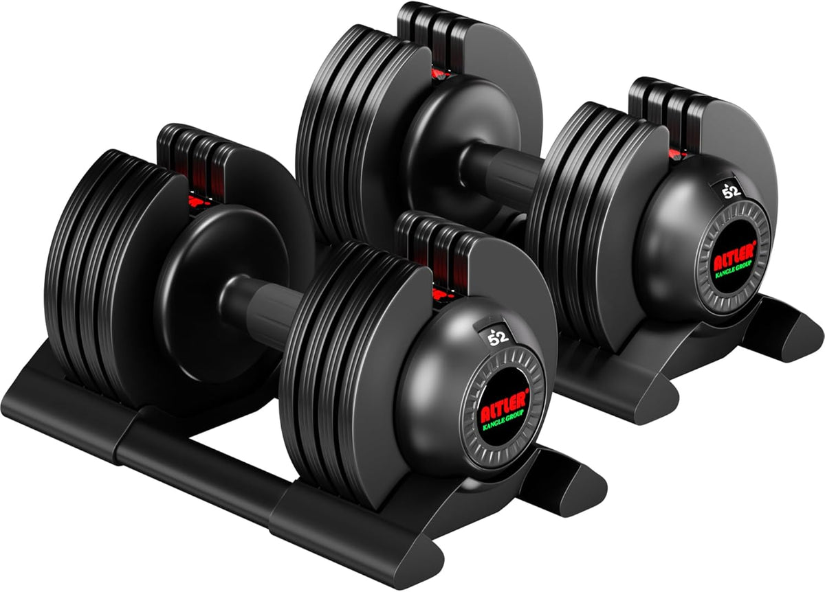 2PCS 52lb Adjustable Dumbbell Set L710