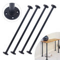 Black Metal Table Legs 4 Pack F8607