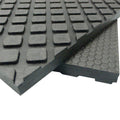 Black Heavy Duty Rubber Floor Protection Mat G684906