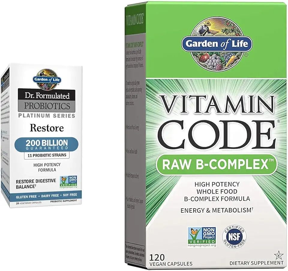 120 Vegan Capsules Probiotics & Vitamin B Complex Q952227