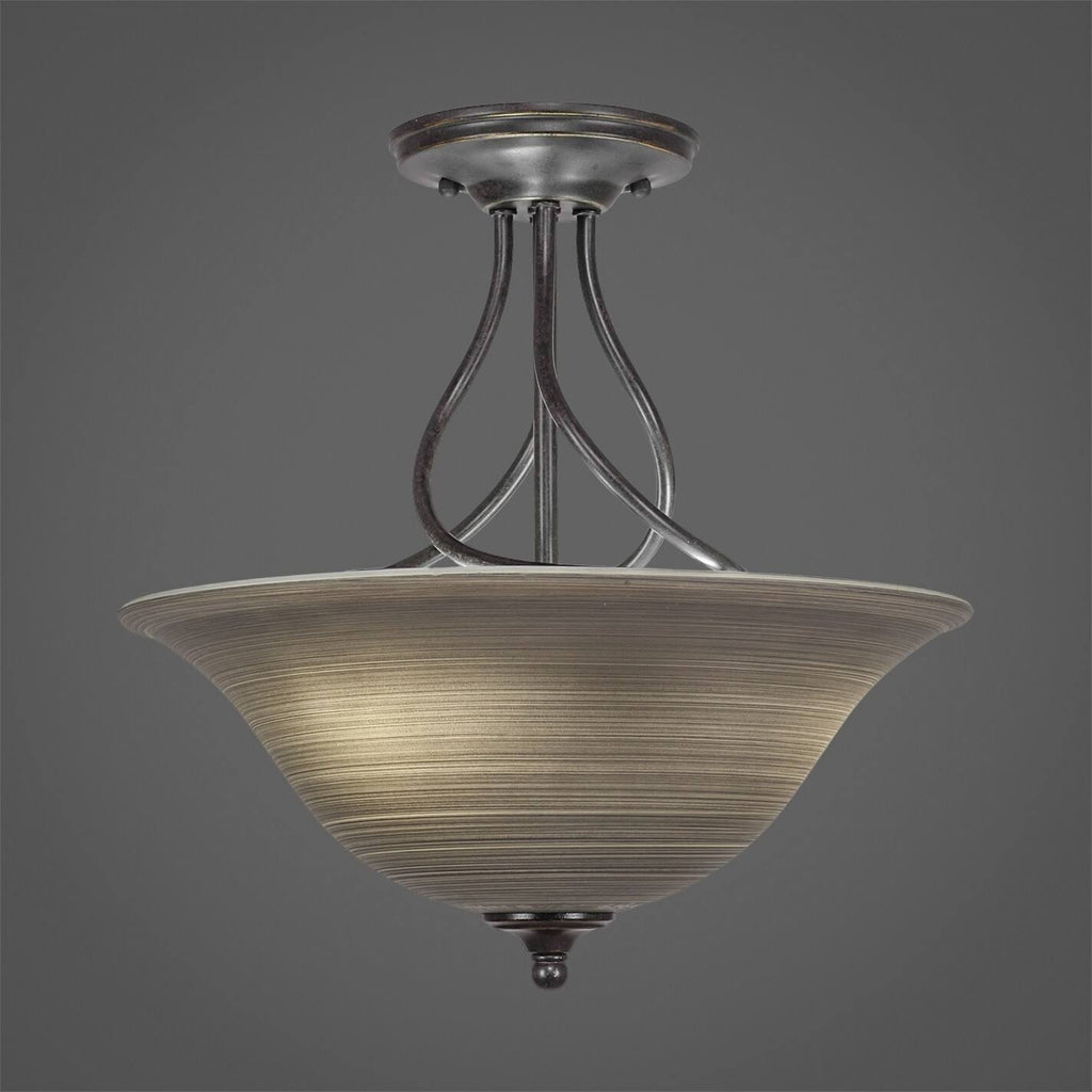 Three Light Semi-Flush Mount I410
