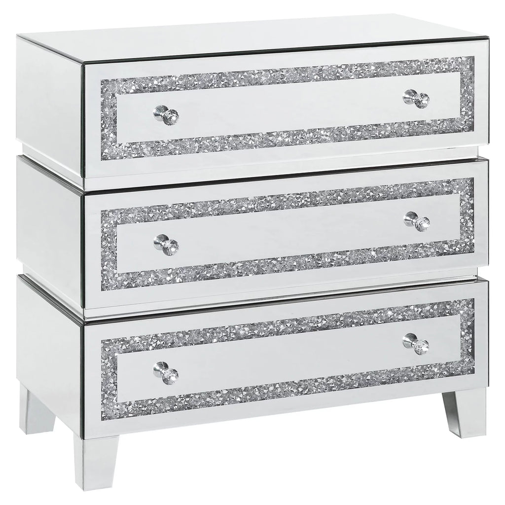 3-Drawer Mirrored Cabinet C677782