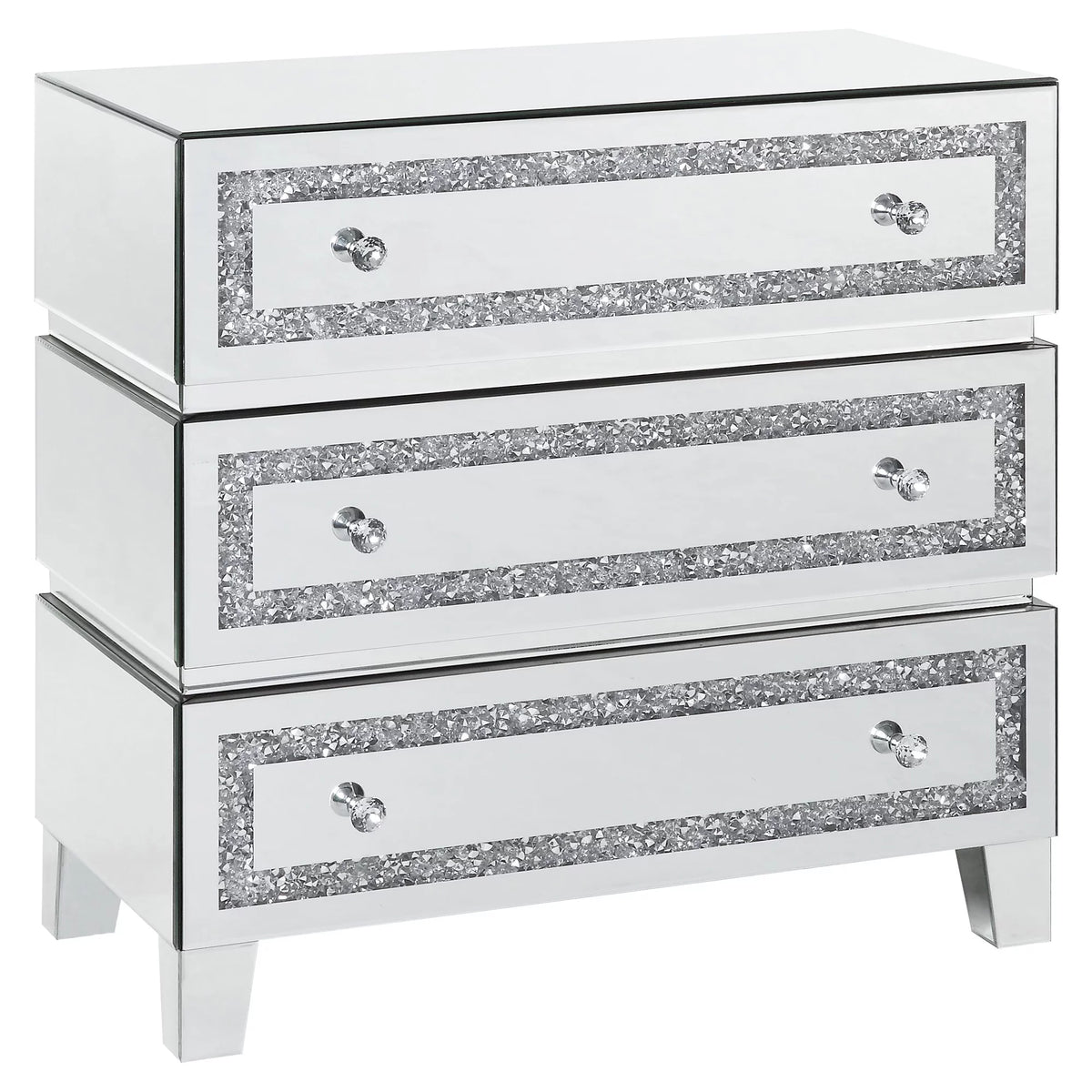 3-Drawer Mirrored Cabinet C677782