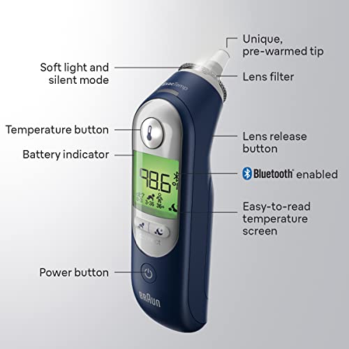 Ear Thermometer with Color-Coded Digital Display P550964