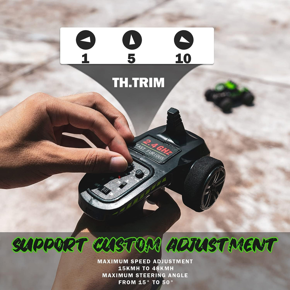 1:10 Scale 4WD High-Speed Off-Road RC Truck S606